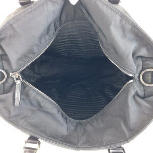 Prada briefcase Tessuto triangular business leather bag nylon black - Picture 8 of 9